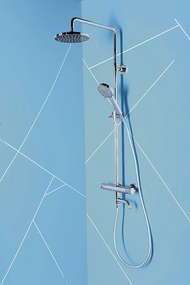 Sapho Sapho, KIMURA Nástenná vaňová termostatická batéria, chróm, KU210