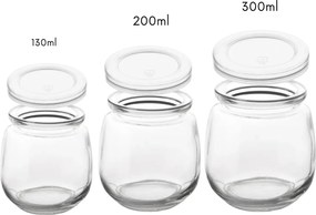 Orion 4 poháre na jogurt a dezert s viečkom 4ks x 300ml YOGO