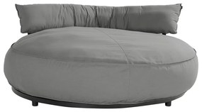 Sivá polstrovaná záhradná posteľ Emma – Hartman