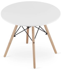Okrúhly stôl MAKSI 60 cm - biely 9403 20 80 00