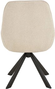 Otočná jídelní židle Carlton béžová