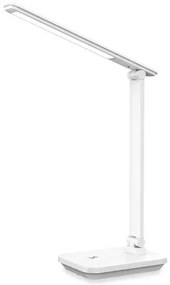 Stolná lampa Platinet 5 W, silná batéria + USB, biela
