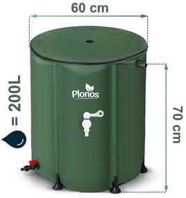 Nádrž na dažďovú vodu 200 l Plonos PL-520