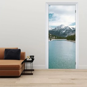 Fototapeta na dvere - Horská krajina (95x205cm)