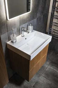 Sapho Sapho, KARE 60 keramické umývadlo nábytkové 60x46cm, biela, 17060