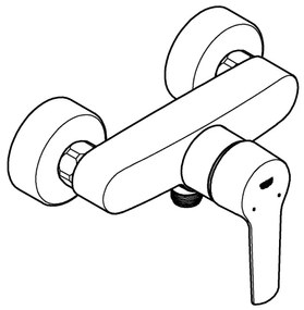 GROHE 242082432 - Sprchová batéria START DN 15 čierna