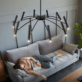 Toolight Toolight, stropná lampa 15xG9 APP1196-15CP, čierna, OSW-40113