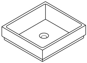 GROHE 3948100H - Umývadlo CUBE 500 × 470 mm keramika/biela