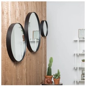 Nástenné zrkadlo ø 60 cm Raj – White Label