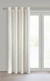 ZÁVES NA KRÚŽKOCH ELINA 140X250 CM PRÍRODNÁ