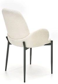 Jedálenská stolička K477 - krémová / čierna