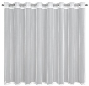ZÁCLONA NA KRÚŽKOCH MAYA 300X145 CM BIELA