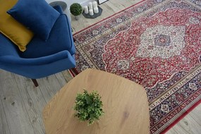Koberec WINDSOR 12808 ROZETA FREDZLE tradičný červený