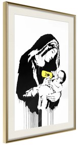 Artgeist Plagát - Nursing Mother [Poster] Veľkosť: 40x60, Verzia: Zlatý rám