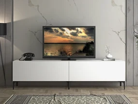 TV stolík/skrinka Franc 44 (biela). Vlastná spoľahlivá doprava až k Vám domov. 1107912