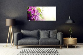 Skleneny obraz Kvety príroda 125x50 cm