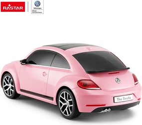 Diaľkovo ovládané Volkswagen Beetle 1:14 Rastar - ružové RC autíčko