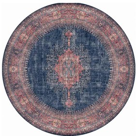 Koberec „Blues Chenille - Dark Blue AL 26 Round", Ø 150 cm