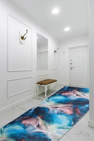 Protišmykový behúň LOTUS COLOR 36500 modrý / červený