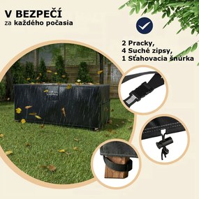 Ochranná plachta na pivný set BEER COVER, 180x90x74cm, antracitová Kingsleeve