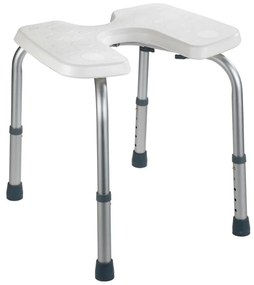 WENKO 206051100-Stolička SECURA 46x53,5 cm biela/strieborná