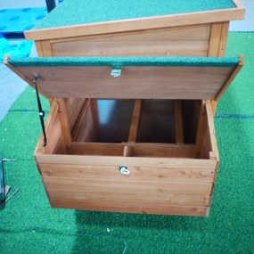 Drevený kurník KENNIVA RUSTY 2000 x 750 x 1030 mm