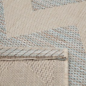 Koberec Modern Chevron beige/ice blue 160x230 cm