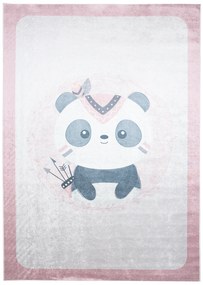 PROXIMA.store - Detský koberec PINK PANDA - PRINT EMMA ROZMERY: 120x170
