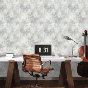 Samolepiaca tapeta jemné sivé akvarelové mraky