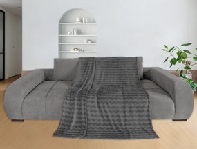 Deka Cashmere touch Nele 150x200 cm, šedá