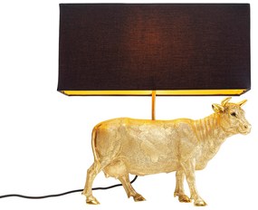Cow stolová lampa zlatá 52 cm