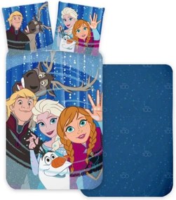 Obliečky Disney Frozen do postieľky 135x100cm+40x60cm Setino