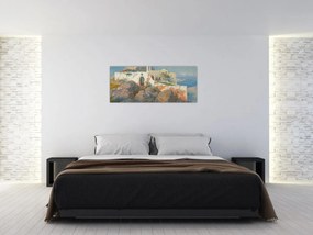 Obraz - William Stanley Haseltine, Santa Maria a Cetrella, Anacapri, reprodukcia (120x50 cm)