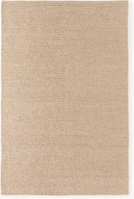 Ručne tkaný vlnený koberec's vrúbkovanou štruktúrou Bruna