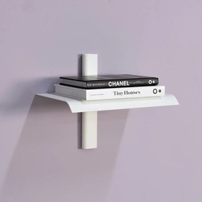 Biela kovová polica 28 cm Hola – Spinder Design