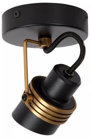Lucide 34944/01/30 - Bodové svietidlo TUNDRAN 1xGU10/5W/230V čierna