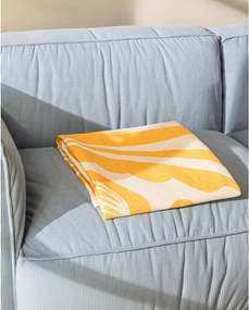 Žltá deka 165x200 cm Lino – noo.ma