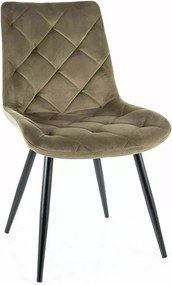 SI Stolička Ralph Velvet olivový