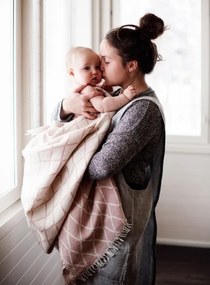 Vlnená deka Eskimo 140x180, ružová Lapuan Kankurit