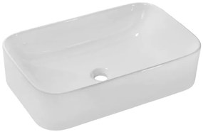 Umývadlo na dosku Kati biele