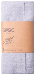 Svetlosivá bavlnená zástera 70 x 85 cm – Basic Ambiente - 596418