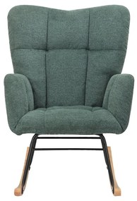 Zelené hojdacie kreslo Elza – Støraa