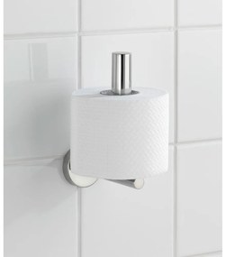 Nástenný držiak na toaletný papier z nehrdzavejúcej ocele v lesklej striebornej farbe Bosio – Wenko