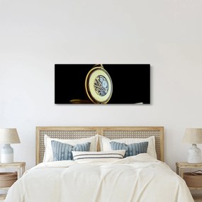 Obraz zlatých vreckových hodiniek (120x50 cm)