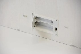 Drevený adventný kalendár s lesným motívom, 7 LED diód