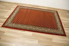 Koberec Afgan 3642B ornamentový červený / krémový