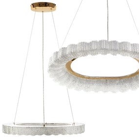 Toolight Toolight, LED závesné svietidlo 60cm, 40W, 4000K, MS019-CP, ružové zlato, OSW-09631