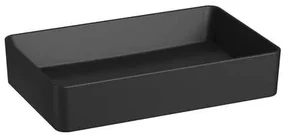 Umývadlo na dosku Jika Pure 60x38 cm čierna mat bez prepadu H8184277161121