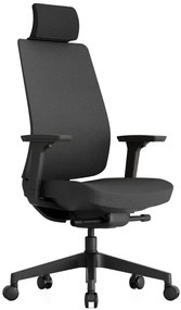 KREDE Kancelárska stolička K50 SP BLACK čierna