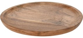 Dekoračný tanier z akáciového dreva, 22,5 x 1,8 cm